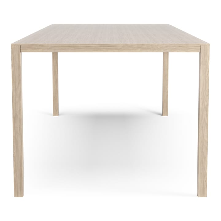 Mesa Bespoke 90x200 cm, roble pigmentado blanco Swedese