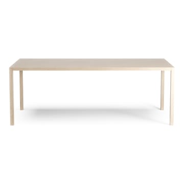 Mesa Bespoke 90x200 cm - roble pigmentado blanco - Swedese