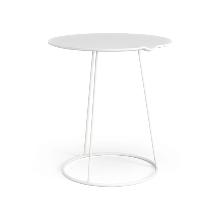 Mesa con ola Breeze Ø46 cm - blanco - Swedese