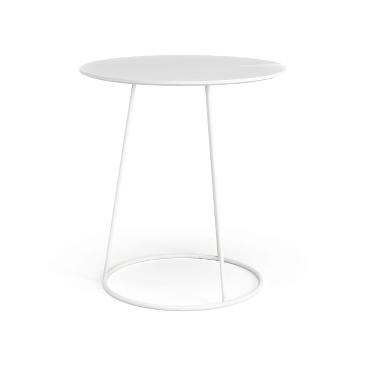 Mesa con ola Breeze Ø46 cm, blanco Swedese