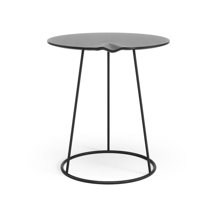 Mesa con ola Breeze Ø46 cm, negro Swedese