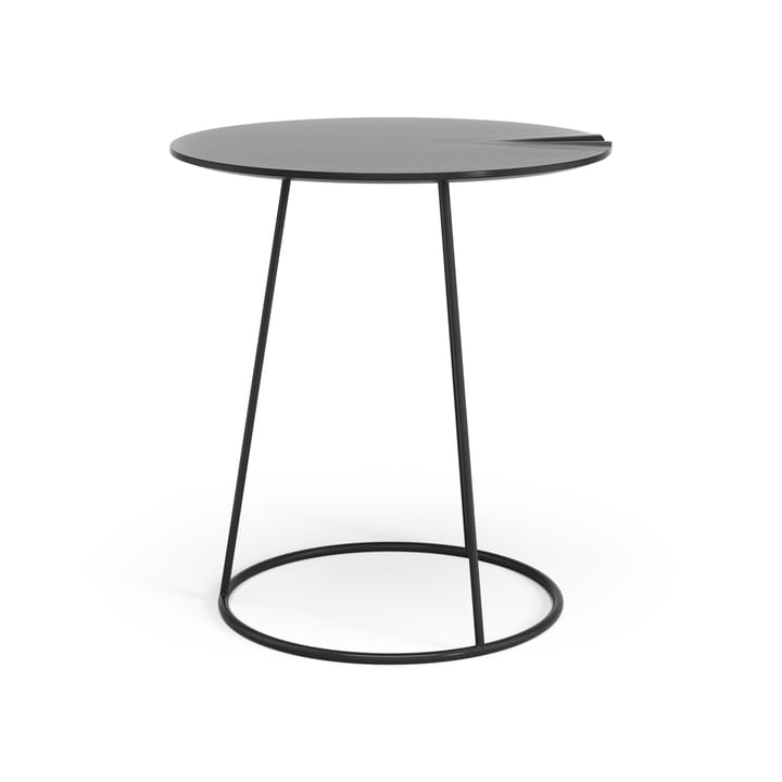 Mesa con ola Breeze Ø46 cm, negro Swedese