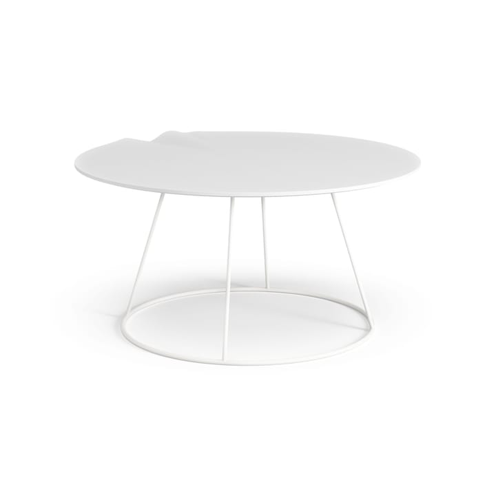 Mesa con ola Breeze Ø80 cm - blanco - Swedese