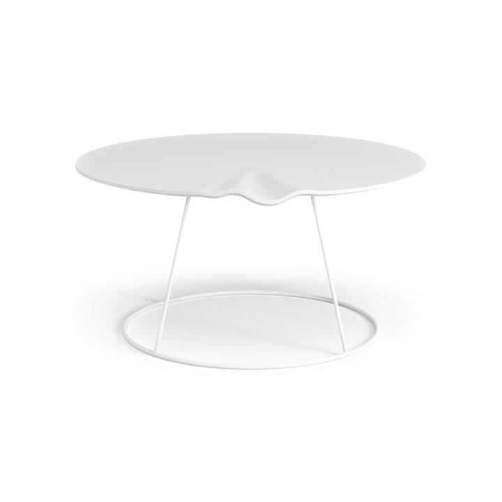 Mesa con ola Breeze Ø80 cm, blanco Swedese