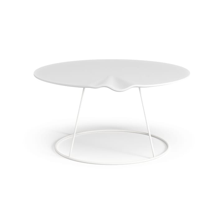 Mesa con ola Breeze Ø80 cm - blanco - Swedese