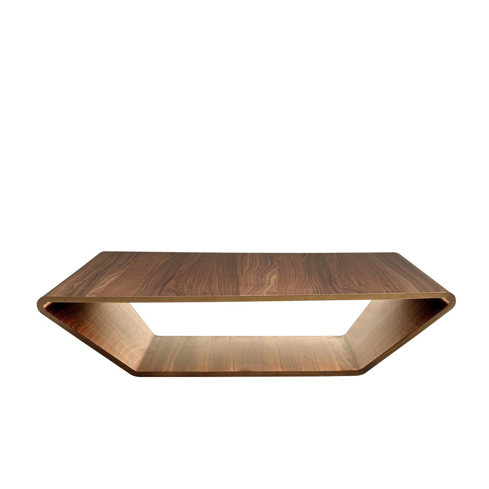 Swedese Mesa de centro Brasilia Nogal lacado natural, 120x120 cm