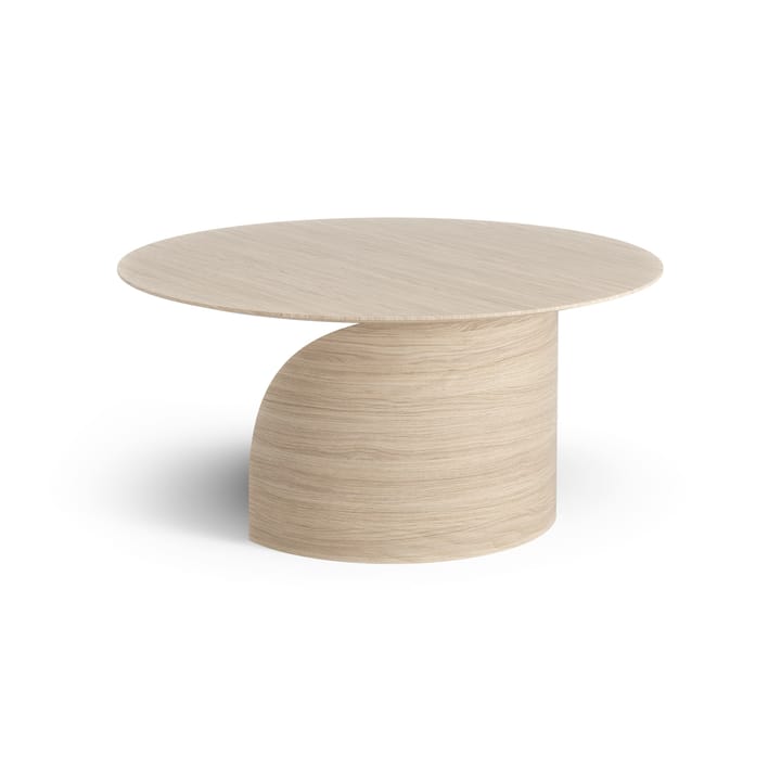 Mesa de centro Savoa H40 cm, roble pigmentado blanco Swedese
