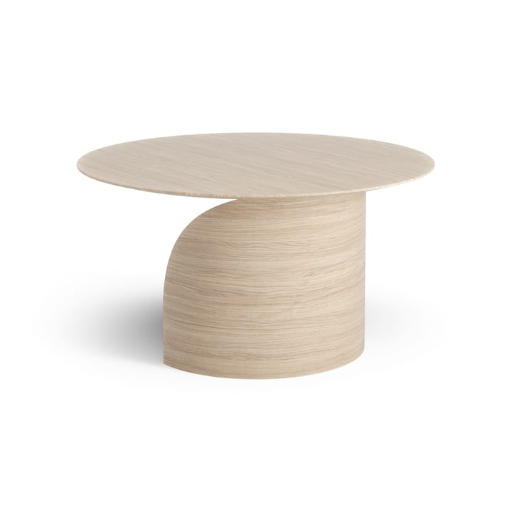 Mesa de centro Savoa H45 cm - roble pigmentado blanco - Swedese