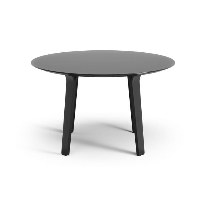 Mesa Divido Ø120 cm, fresno lacado negro Swedese