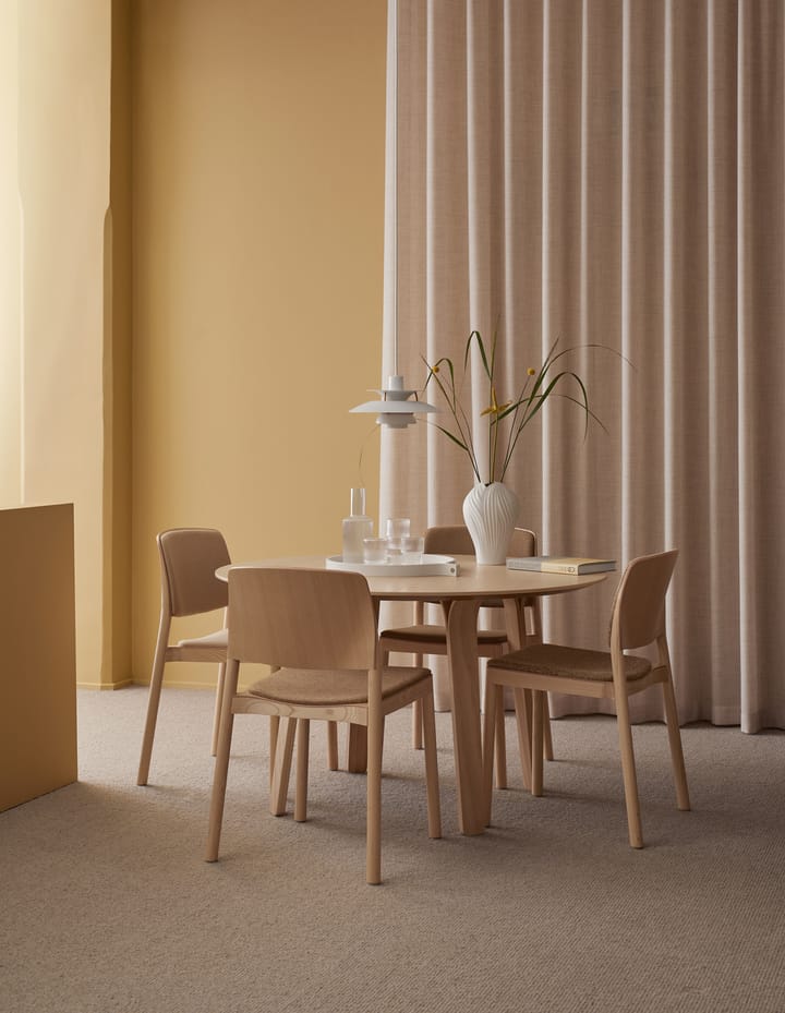 Mesa Divido Ø120 cm, fresno lacado Swedese