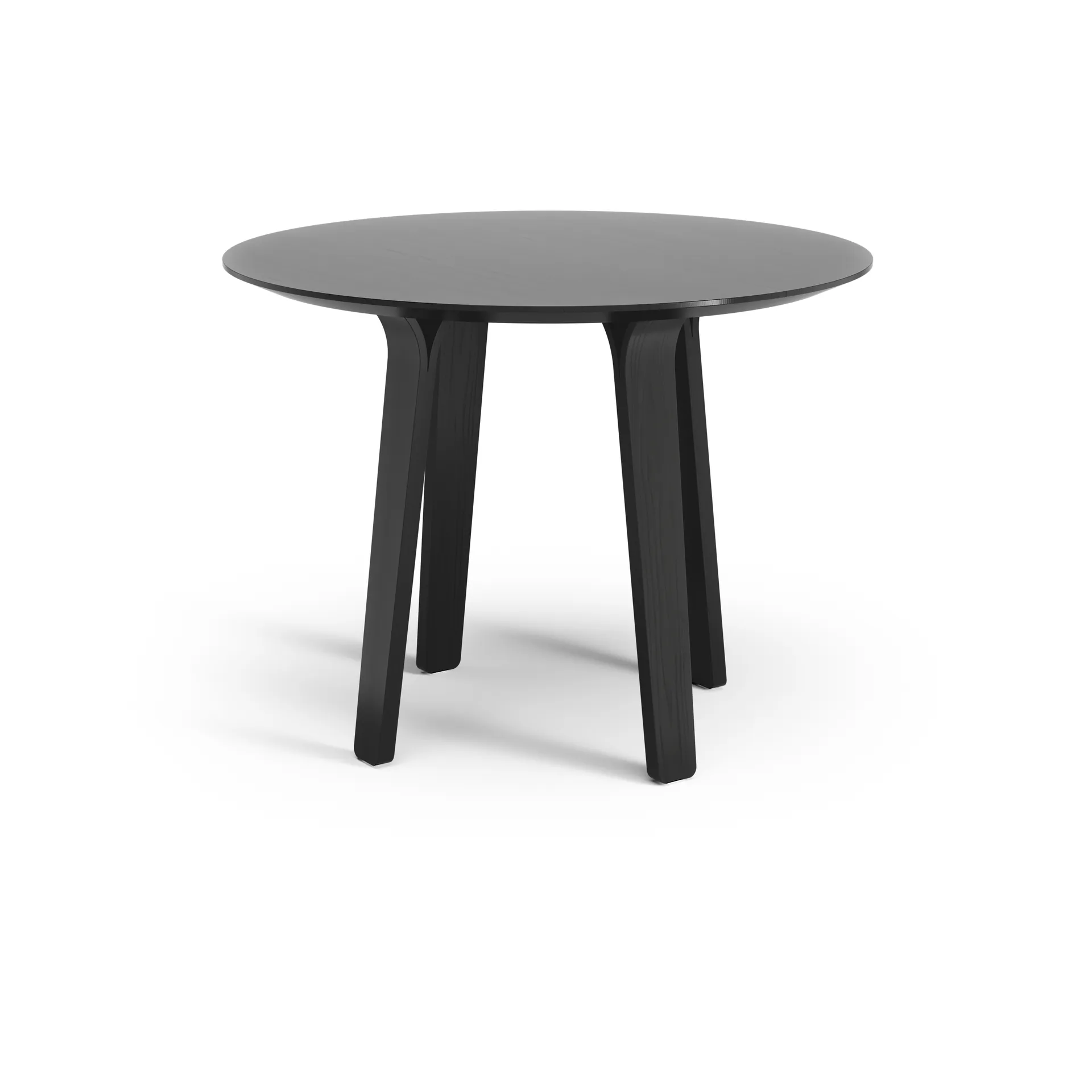 Mesa Divido, Fresno negro esmaltado, ø95cm Swedese