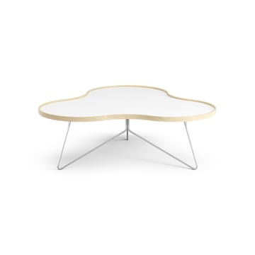 Mesa Flower 107x114 cm - H39 cm abedul lacado - Swedese
