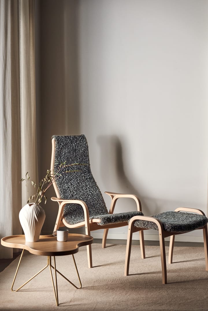 Mesa Flower mono 84x90 cm, H39 cm roble lacado Swedese