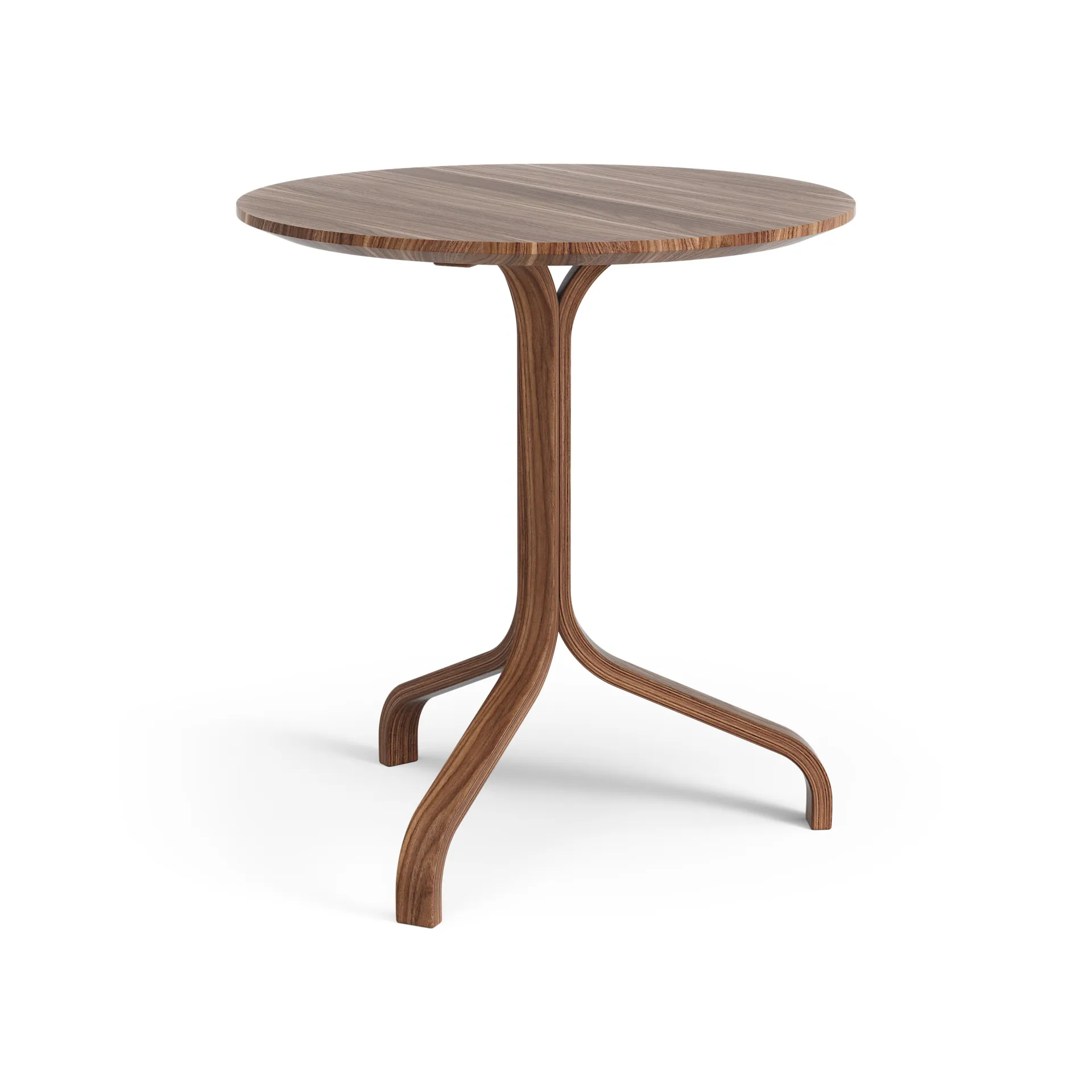Mesa Lamino Ø46x49 cm, Nogal aceitado Swedese