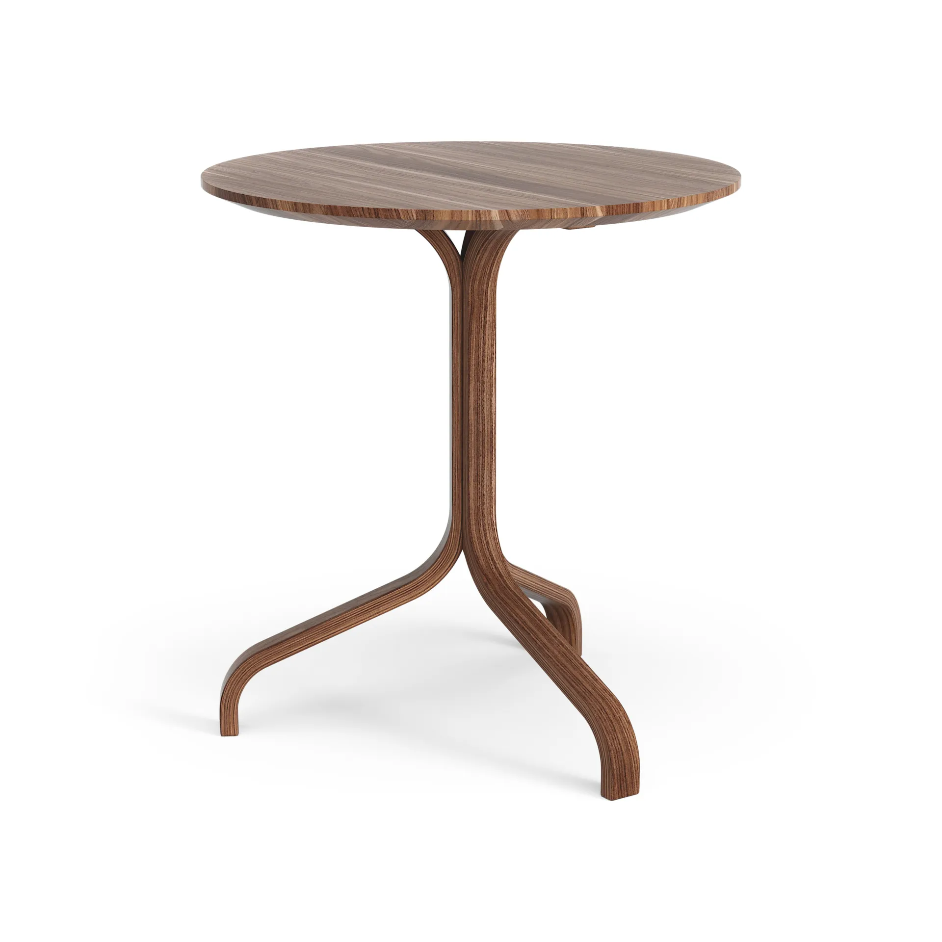 Mesa Lamino Ø46x49 cm, Nogal aceitado Swedese
