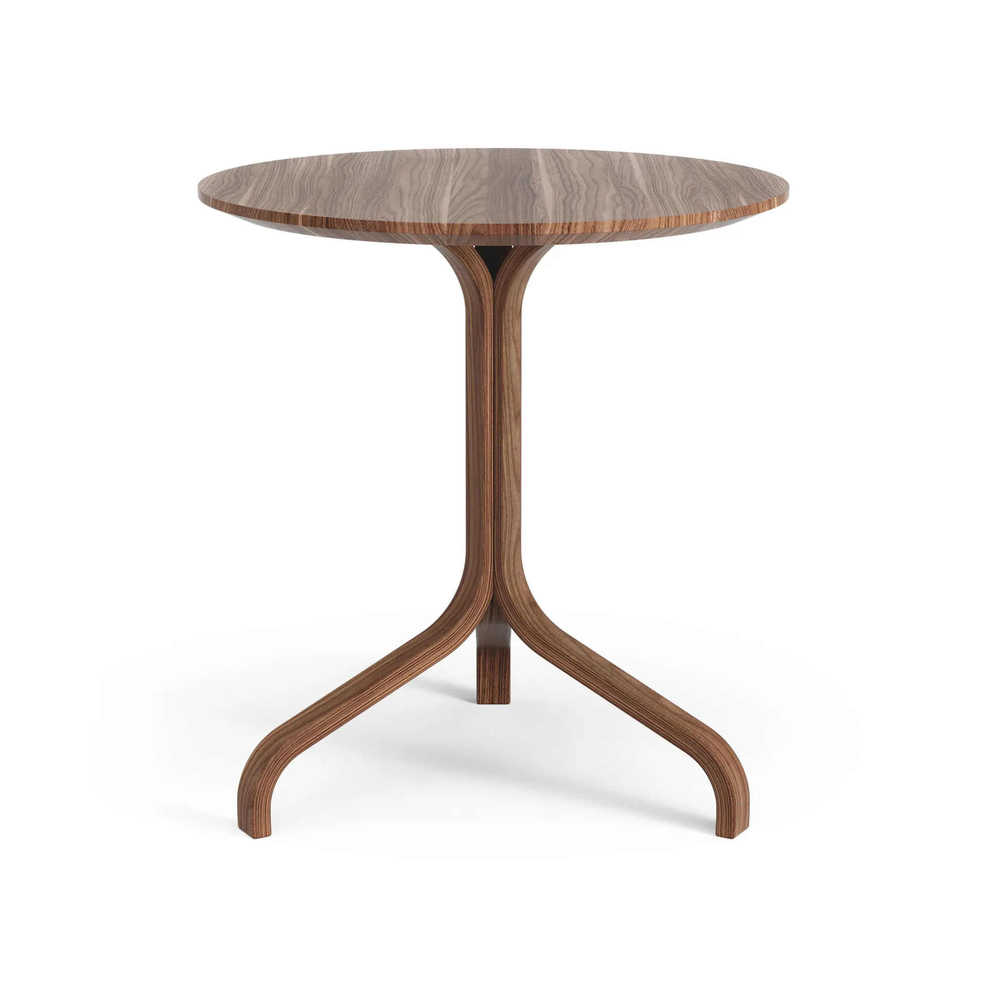 Mesa Lamino Ø46x49 cm, Nogal aceitado Swedese