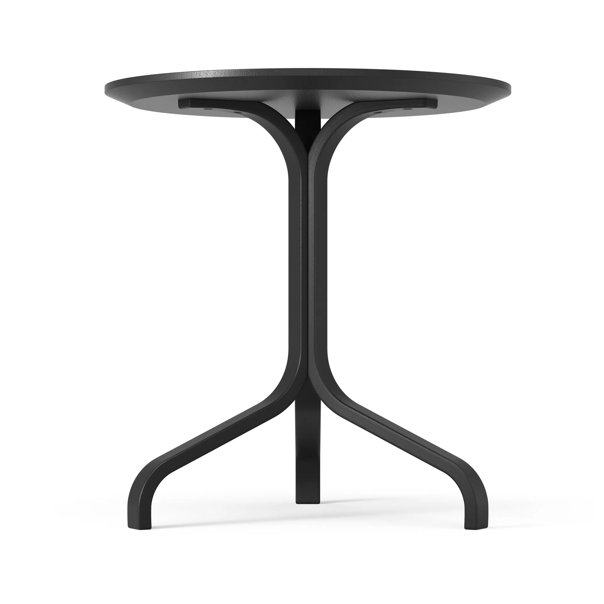 Mesa Lamino 49 cm, Haya teñida de negro Swedese