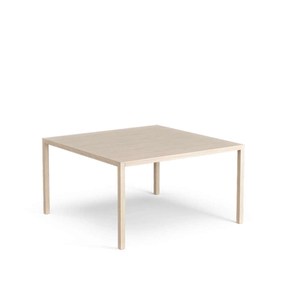 Swedese Mesa lounge Bespoke Barniz pigmentado blanco, altura 45 cm