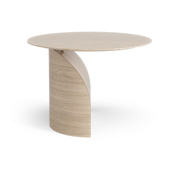 Mesa Savoa H45 cm, roble pigmentado blanco Swedese