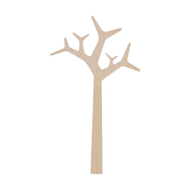 Perchero de pared Tree wall Special Edition 134 cm - Pino con acabado blanco - Swedese