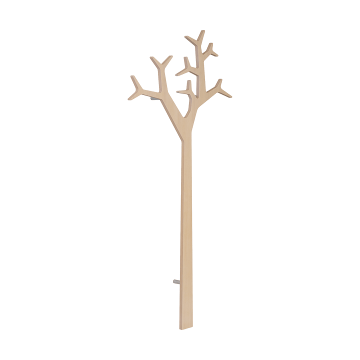Perchero de pared Tree wall Special Edition 194 cm, Pino con acabado blanco Swedese