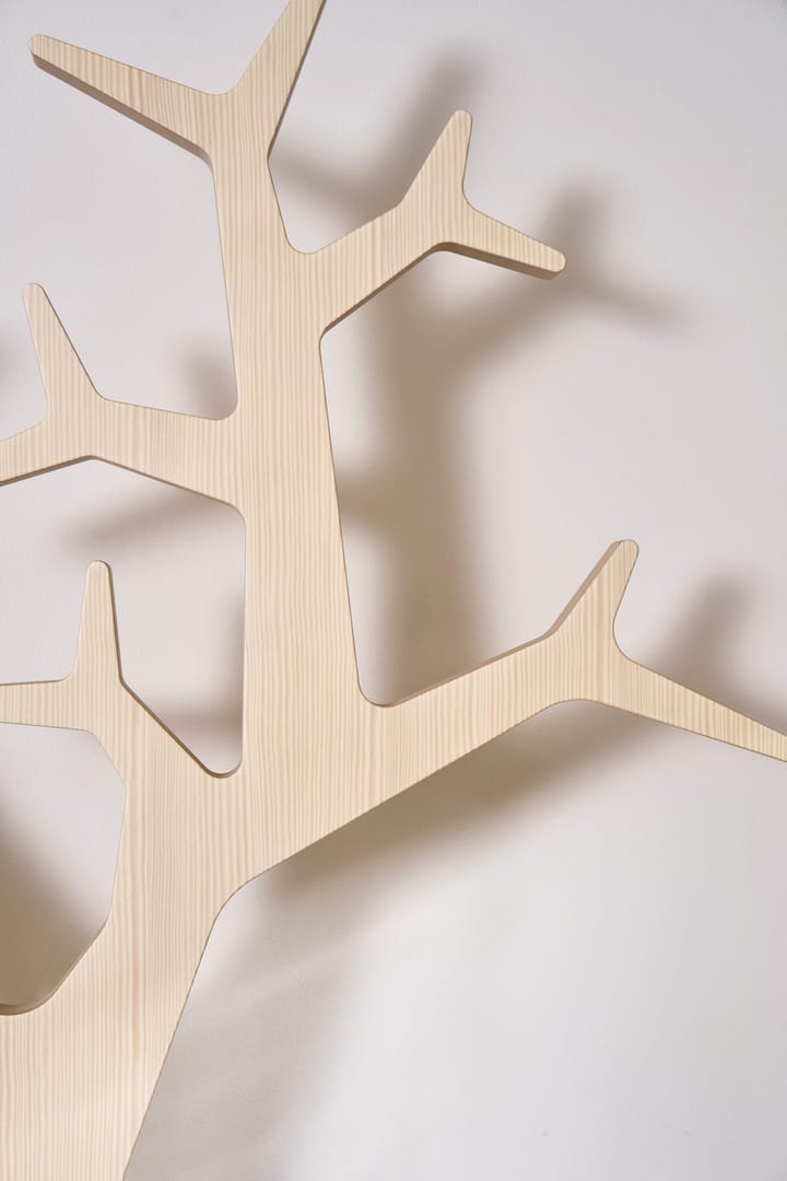 Perchero de pared Tree wall Special Edition 194 cm, Pino con acabado blanco Swedese