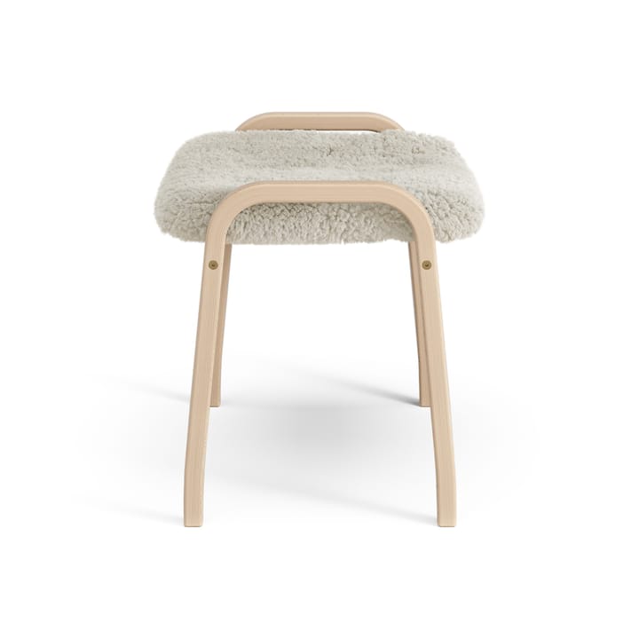 Reposapiés infantil Lamini haya lacada/piel de oveja, Moonlight (beige) Swedese