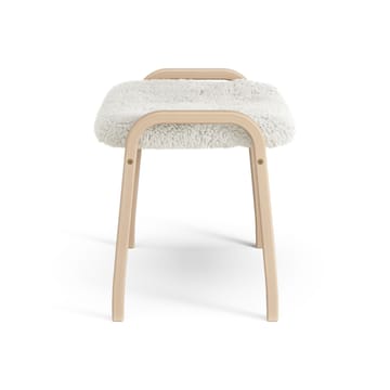 Reposapiés infantil Lamini haya lacada/piel de oveja - Offwhite (blanco) - Swedese