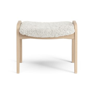 Reposapiés infantil Lamini haya lacada/piel de oveja - Offwhite (blanco) - Swedese