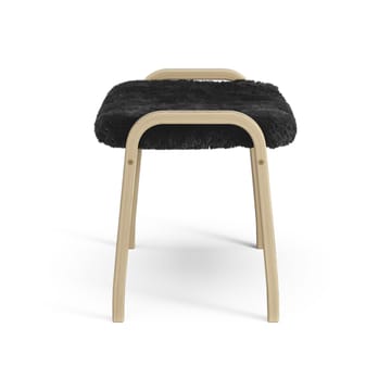 Reposapiés infantil Lamini roble lacado/piel de oveja - Black (negro) - Swedese