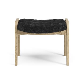 Reposapiés infantil Lamini roble lacado/piel de oveja - Black (negro) - Swedese