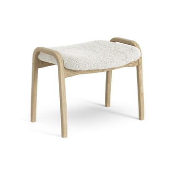 Reposapiés infantil Lamini roble lacado/piel de oveja - Offwhite (blanco) - Swedese