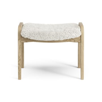 Reposapiés infantil Lamini roble lacado/piel de oveja - Offwhite (blanco) - Swedese