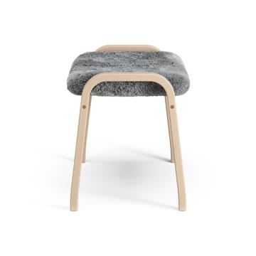 Reposapiés Lamino haya lacada/piel de oveja - Scandinavian Grey (gris) - Swedese