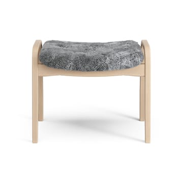 Reposapiés Lamino haya lacada/piel de oveja - Scandinavian Grey (gris) - Swedese