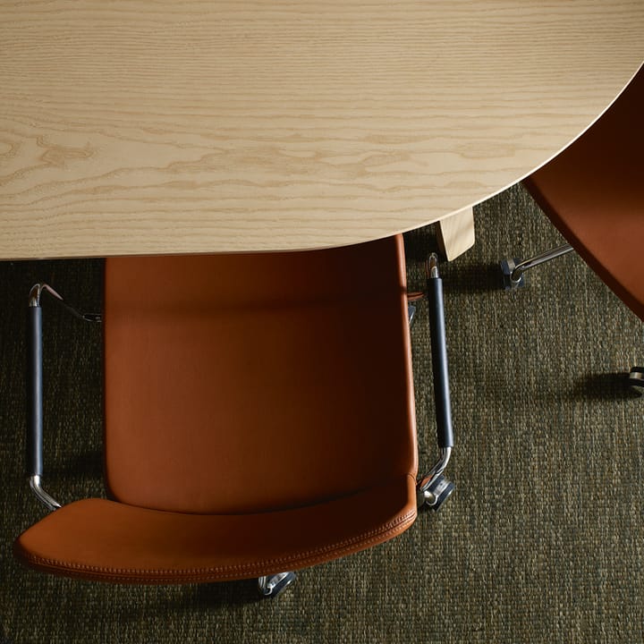 Silla de oficina Stella, Elmosoft 33004 marrón-cromo Swedese