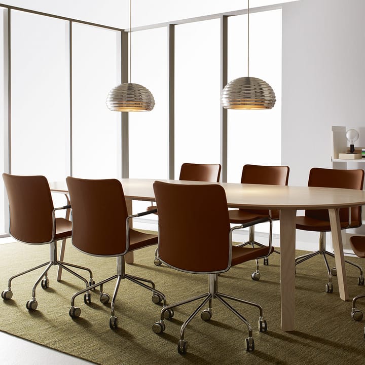 Silla de oficina Stella, Elmosoft 33004 marrón-cromo Swedese
