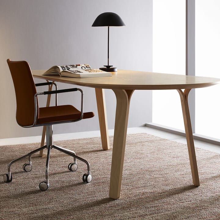 Silla de oficina Stella, Elmosoft 33004 marrón-cromo Swedese