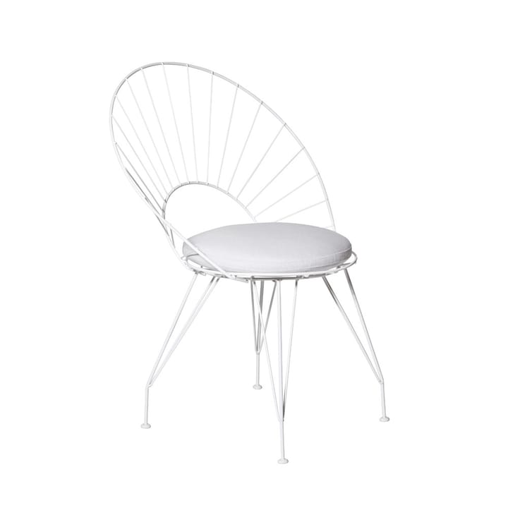 Silla Desirée - Natural/beige-base blanca - Swedese