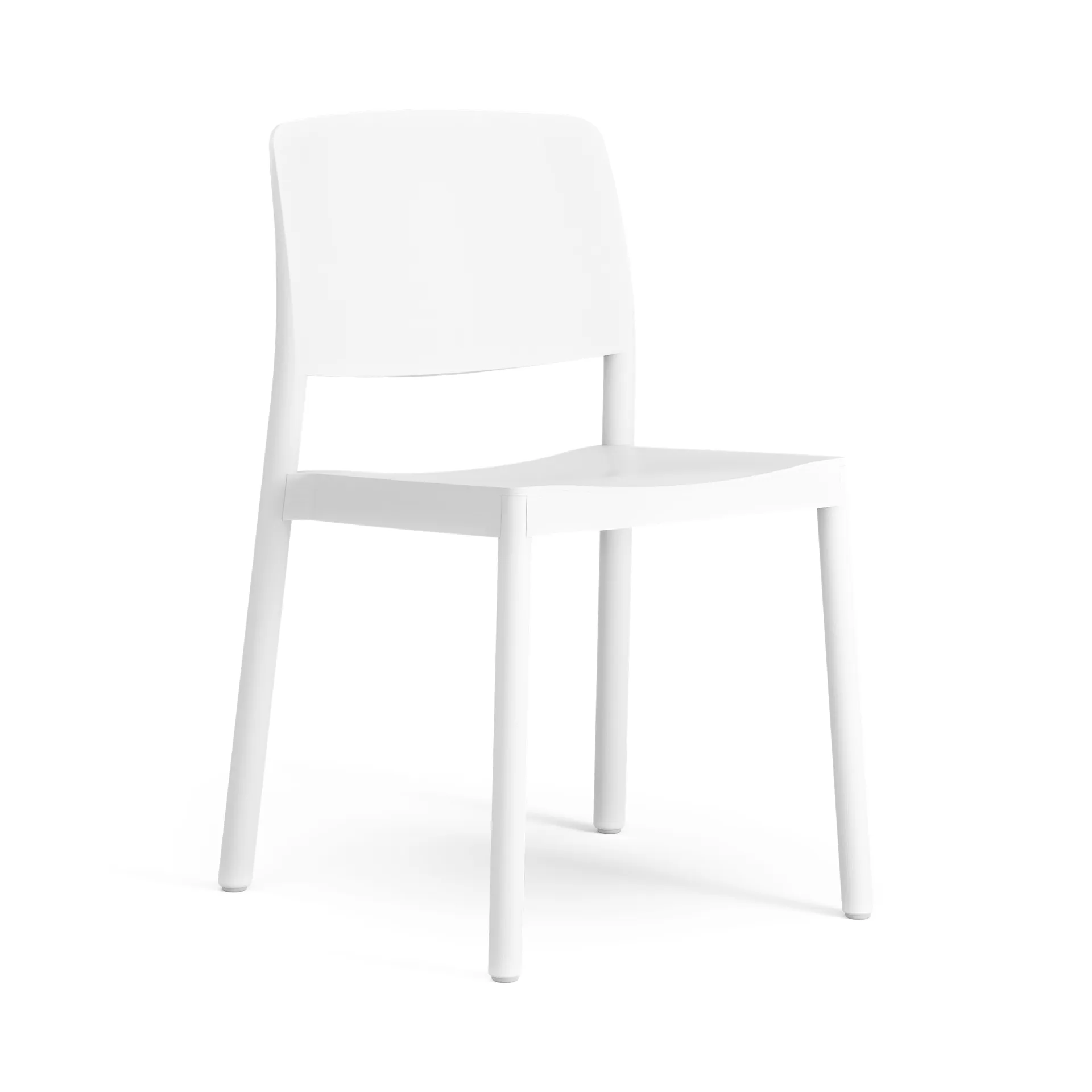 Silla Grace, fresno lacado blanco Swedese