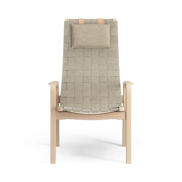 Sillón alto Primo con cojín para cuello haya lacada - natural - Swedese