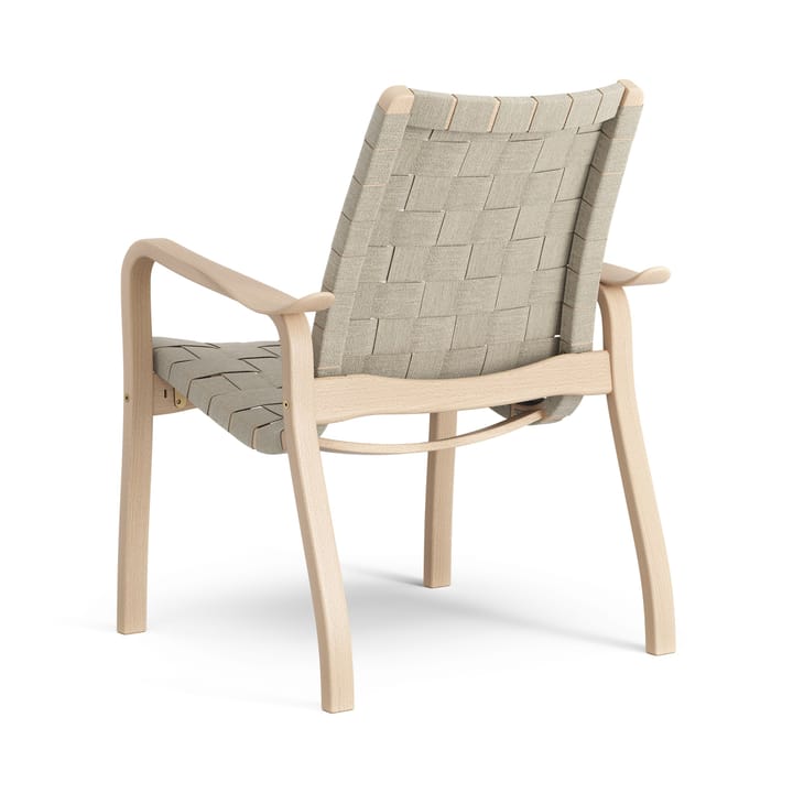 Sillón bajo Primo haya lacada, natural Swedese