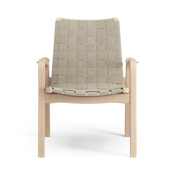 Sillón bajo Primo haya lacada, natural Swedese