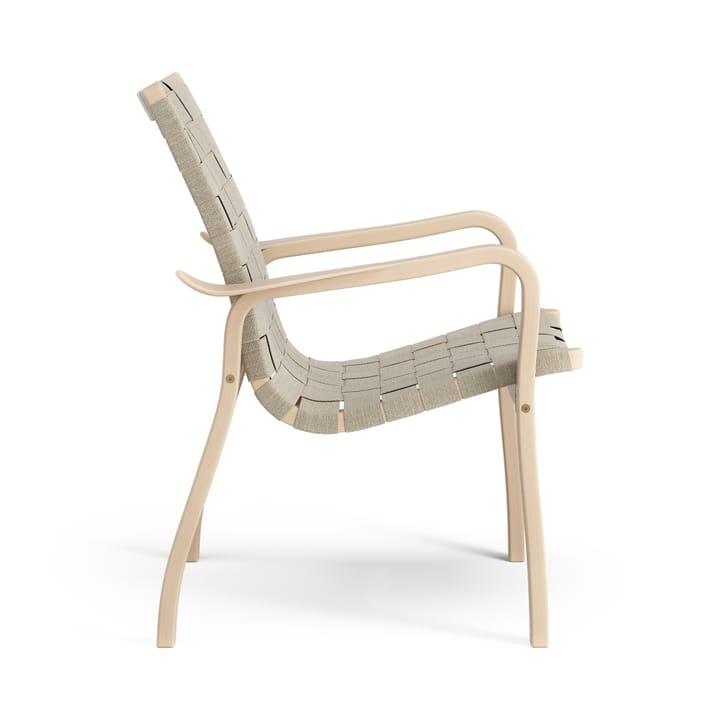 Sillón bajo Primo haya lacada, natural Swedese