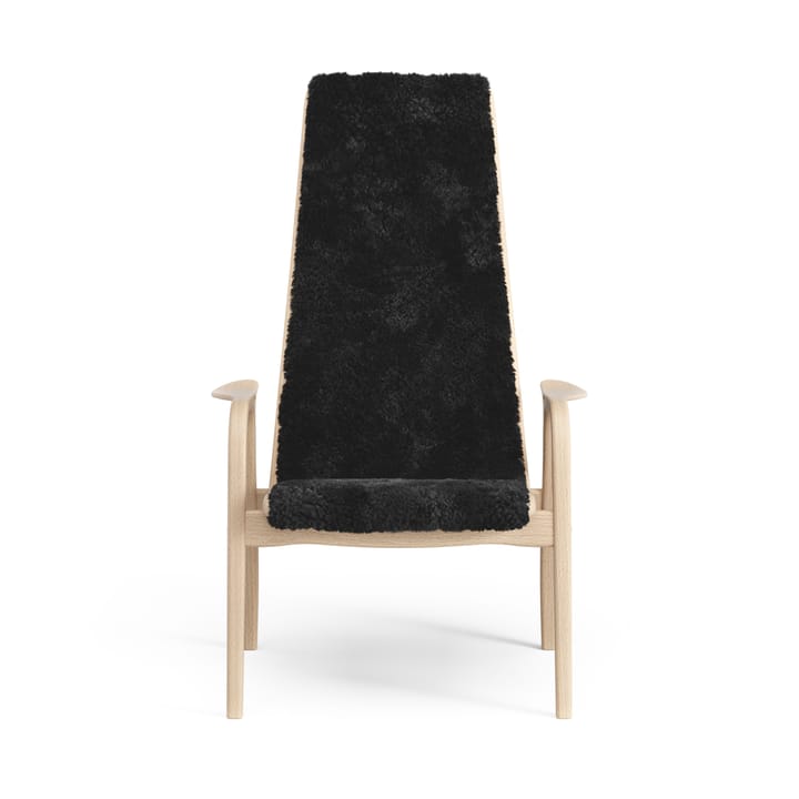 Sillón infantil Lamini haya lacada/piel de oveja - Black (negro) - Swedese