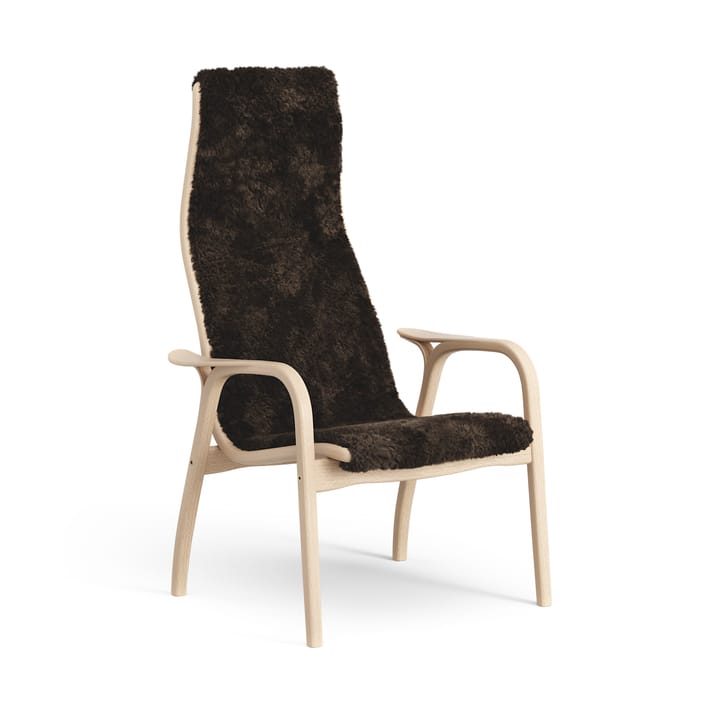 Sillón infantil Lamini haya lacada/piel de oveja - Espresso (marrón) - Swedese