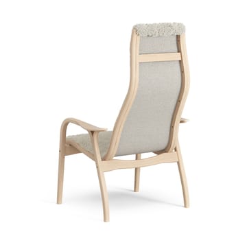 Sillón infantil Lamini haya lacada/piel de oveja - Moonlight (beige) - Swedese