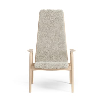 Sillón infantil Lamini haya lacada/piel de oveja - Moonlight (beige) - Swedese