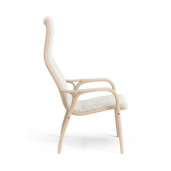 Sillón infantil Lamini haya lacada/piel de oveja, Offwhite (blanco) Swedese
