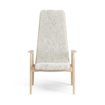 Sillón infantil Lamini haya lacada/piel de oveja - Offwhite (blanco) - Swedese